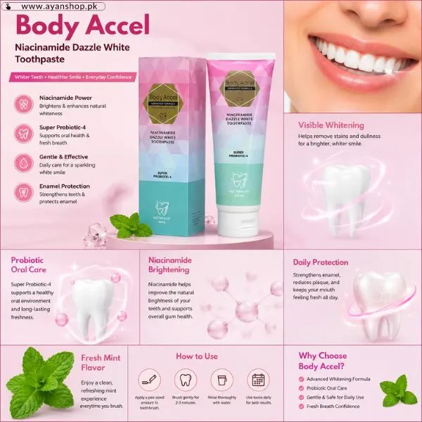 Whitening Toothpaste With Niacinamide Price In Pakistan