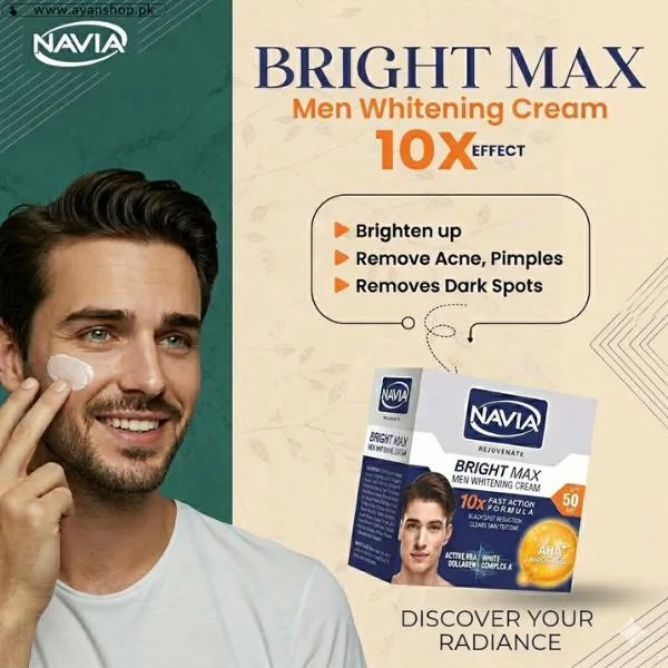 Navia Bright Max Men Whitening Cream