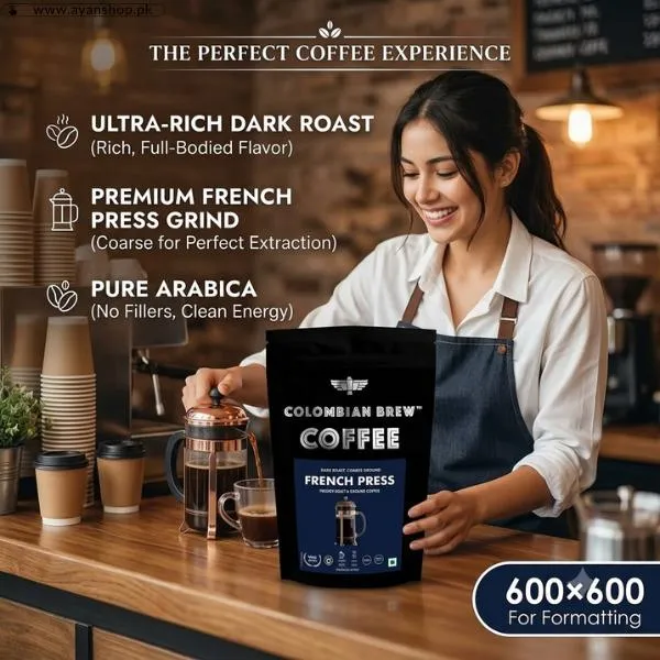 Colombian Brew Arabica French Press Coffee