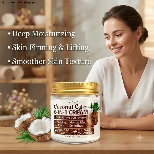 Coconut Oil 6 In 1 Face  Cream