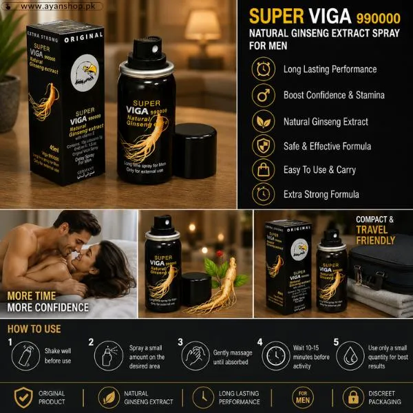 1 Hour Timing Spray for Men – Long Lasting Performance