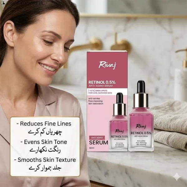 Rivaj Retinol 0.5% Anti Aging Face Serum Pakistan