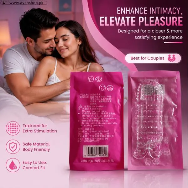 Crystal Silicon Washable Reusable Condom  