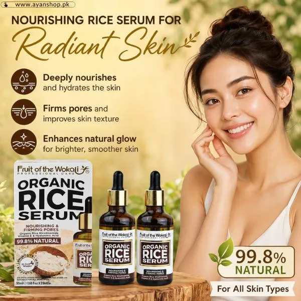 Fruit Of The Wokali Organic Rice Serum