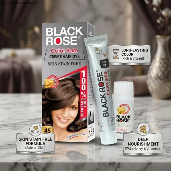 Black Rose Safe Hair Color