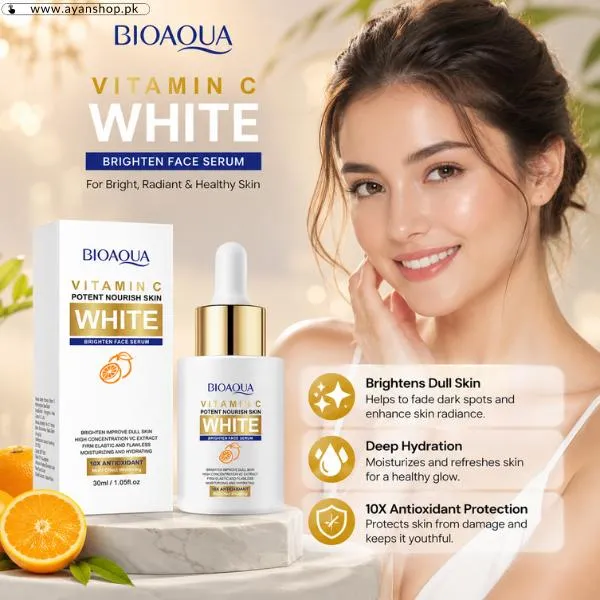 Bioaqua Vitamin C White Brighten Face Serum