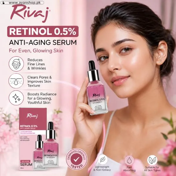 Rivaj Retinol 0.5% Anti Aging Face Serum