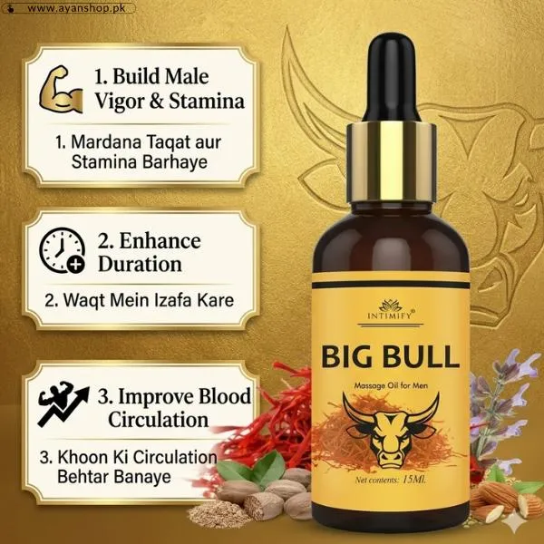 Intimify Big Bull Massage Oil In Pakistan