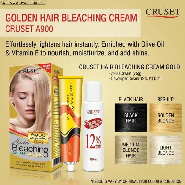 Cruset Hair Bleaching Cream