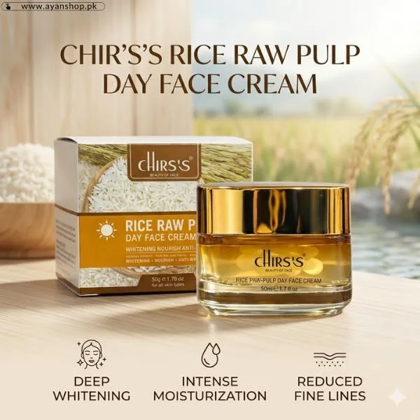 Korean Glass Skin Rice Raw Pulp Day Face Cream