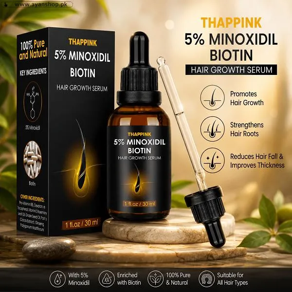 Minoxidil 5% Biotin Hair Growth Serum