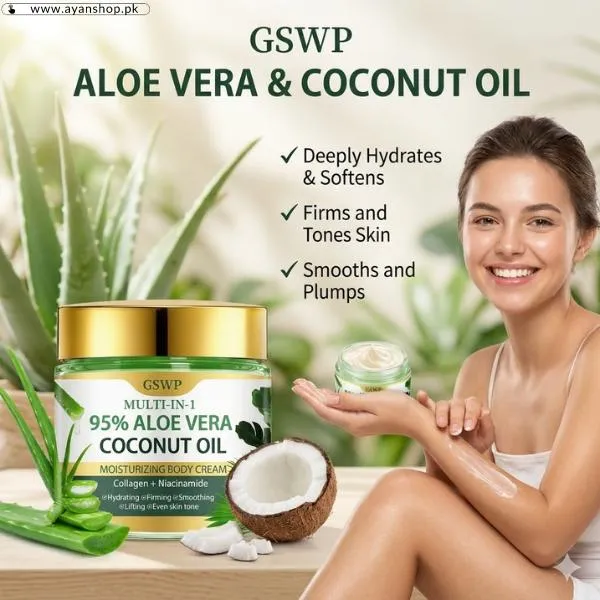Aloe Vera Coconut Moisturizing Body Cream