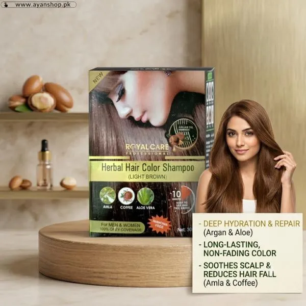 Royal Care Herbal Hair Color Shampoo