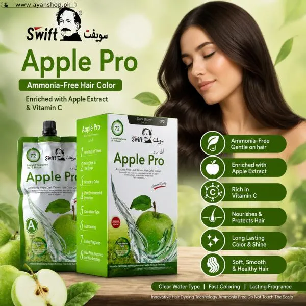 Swift Apple Pro Hair Color Dark Brown