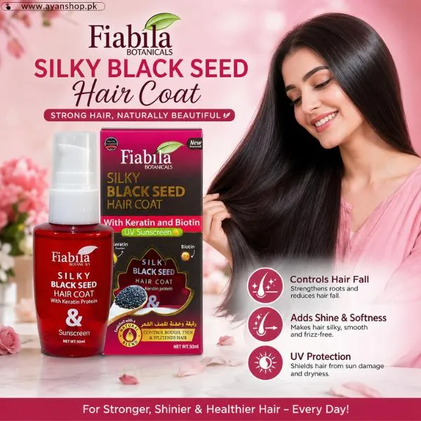 Fiabila Silky Hair Coat Keratin And Biotin Serum