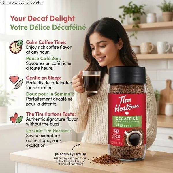 Tim Hortons Decaf Instant Coffee
