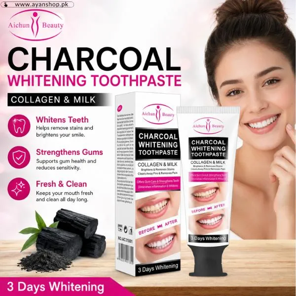 Aichun Beauty Charcoal Whitening Toothpaste
