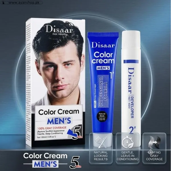 Men Hair Color Cream