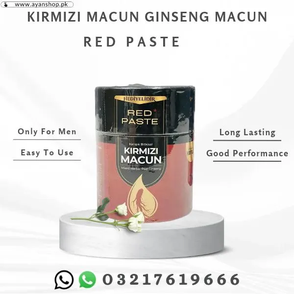 Kirmizi Macun Ginseng Macun Red Paste in Pakistan