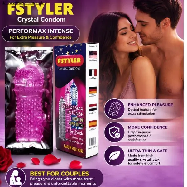 Crystal Silicon Reusable Condom In Pakistan