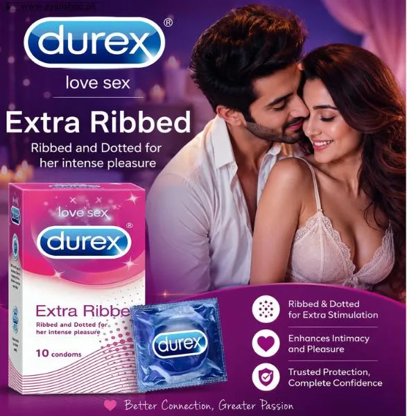 Durex Extra Ribbed Condom