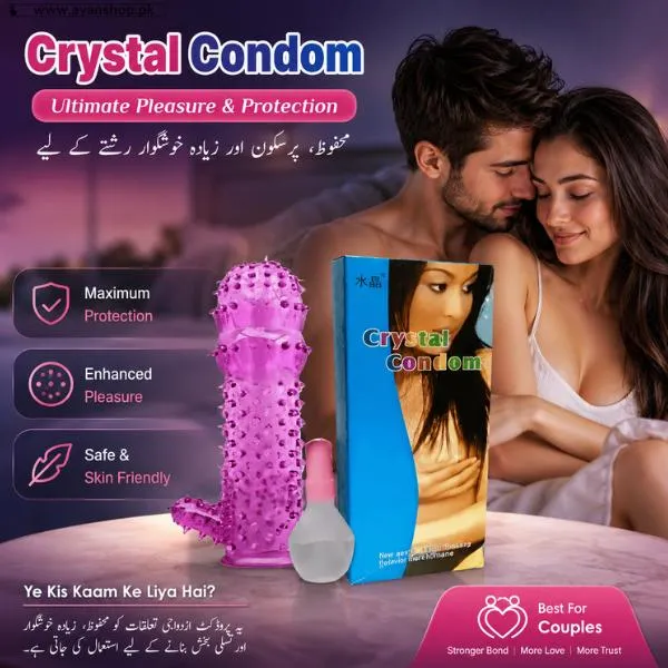 Premium Silicone Crystal Condom In Pakistan
