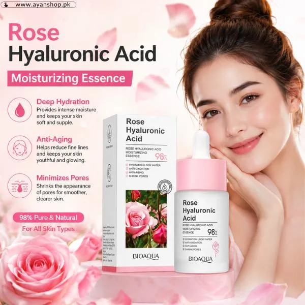 Bioaqua Hyaluronic Acid Rose Face Serum