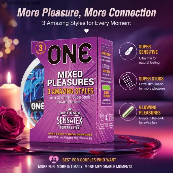 One Mixed Pleasure Condom
