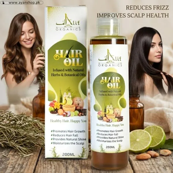 Alif Ahlam Organic Hair Oil 