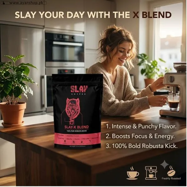 Slay X Premium Robusta Ground Coffee