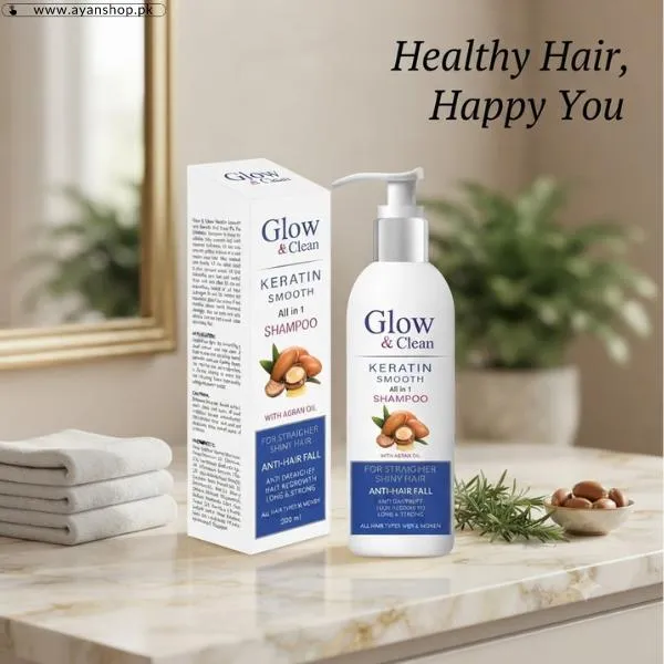 Glow & Clean Keratin Hair Shampoo