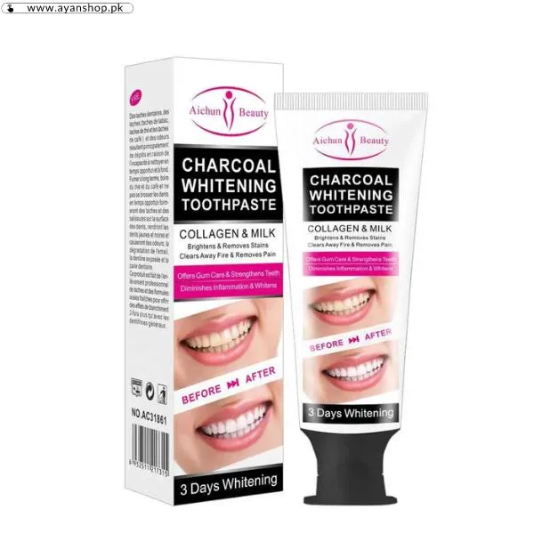 Aichun Beauty Charcoal Whitening Toothpaste image 2