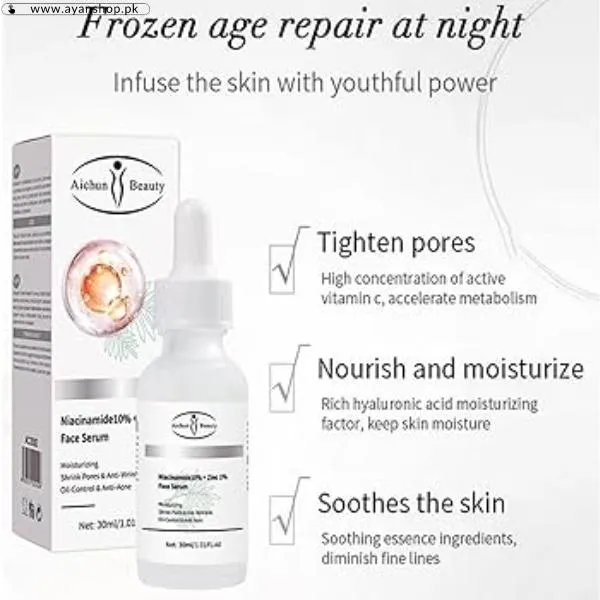 Aichun Beauty Niacinamide Zinc Face Serum image 2
