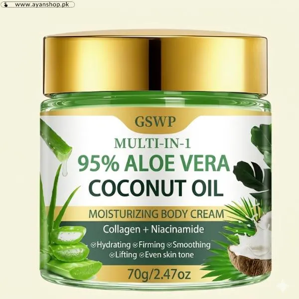 Aloe Vera Coconut Moisturizing Body Cream image 2