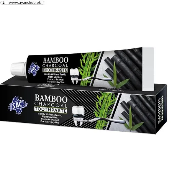 Bamboo Charcoal Black Toothpaste image 2