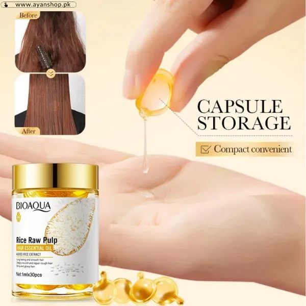 Bioaqua Rice Raw Pulp Hair Essential Oil image 2