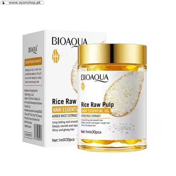 Bioaqua Rice Raw Pulp Hair Essential Oil image 3