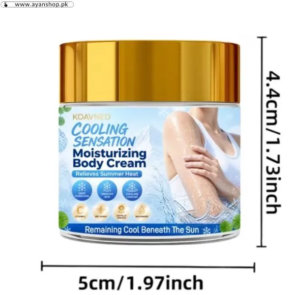 Cooling Sensation Moisturizing Body Cream image 2