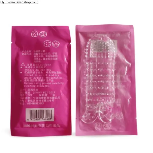 Crystal Silicon Washable Reusable Condom   image 2