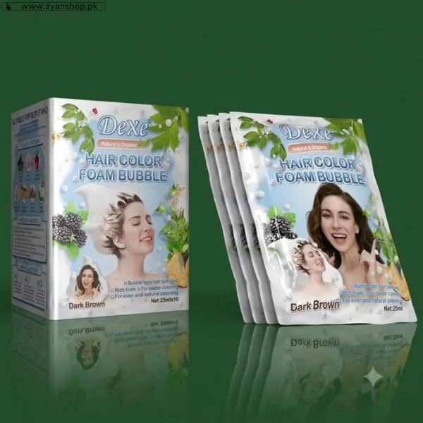 Dexe Hair Color Foam Bubble Shampoo image 2