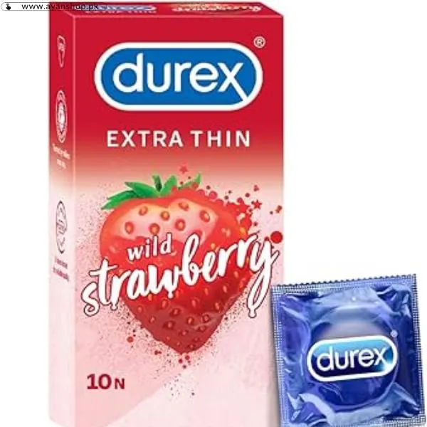 Durex Strawberry Flavor Condom image 2
