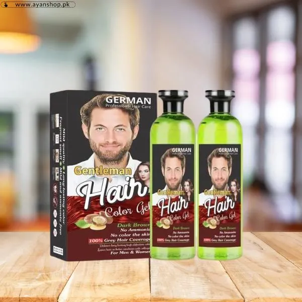 German Hair Color Gel Dark Brown image 2