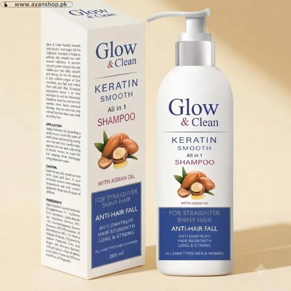 Glow & Clean Keratin Hair Shampoo image 2