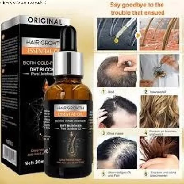 Hair Growth Original Essential oil Biotin DHT Blocker 30ml in Pakistan