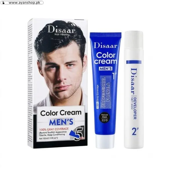 Men Hair Color Cream image 2