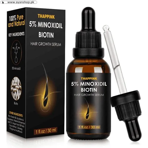 Minoxidil 5% Biotin Hair Growth Serum image 3