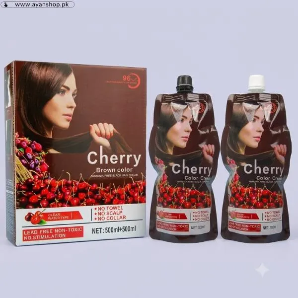 Mokeru Cherry Hair Dye Cream image 2