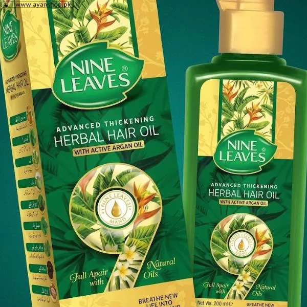 Nine Leaves Herbal Hair Oil image 2