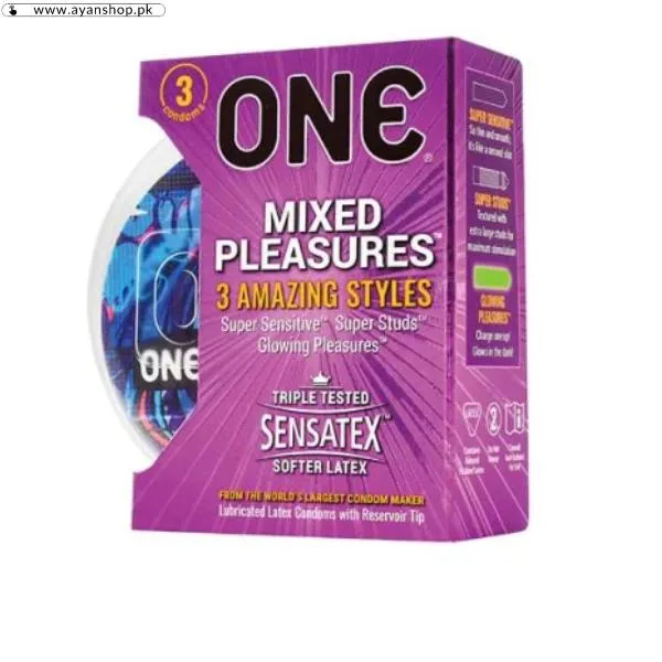 One Mixed Pleasure Condom image 2
