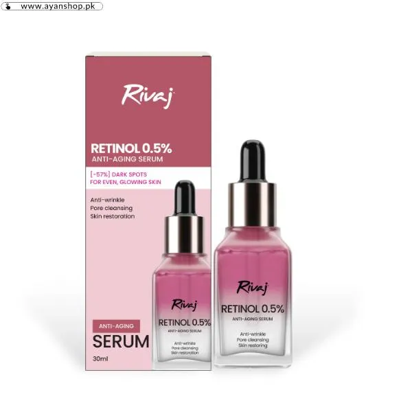 Rivaj Retinol 0.5% Anti Aging Face Serum image 3